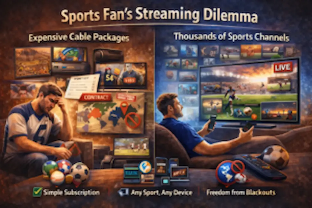 Why Kemo TV is the best choice for sports lovers with live sports streaming on IPTV across smart devices.